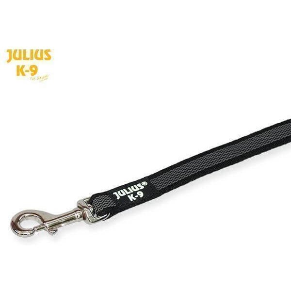Julius K9 Guinzaglio Color & Gray 14mm x 1,2m supergrip con maniglia-image