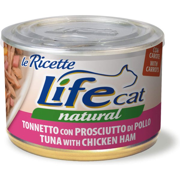 Life Cat Tonno Con Prosciutto E Carote 150G Umido Gatto Formato 24 X 150G-image