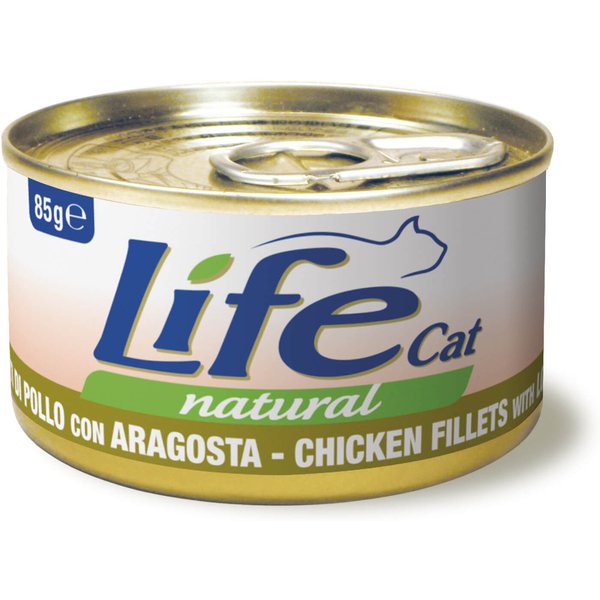 Life Cat Pollo e Aragosta 85g umido gatto 24 x 85g-image