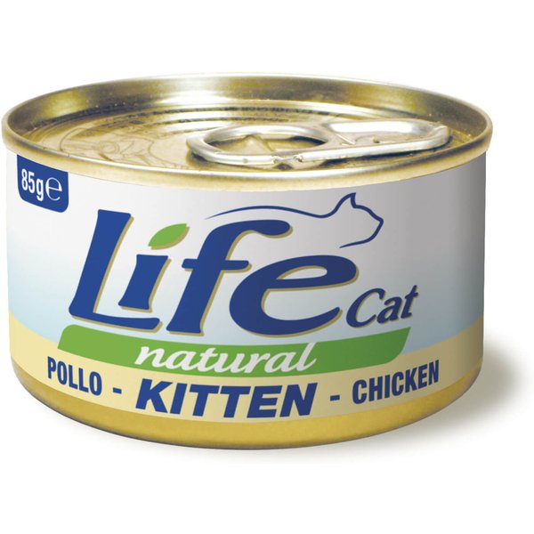 Life Cat Kitten Pollo 85g umido gatto 85 g-image