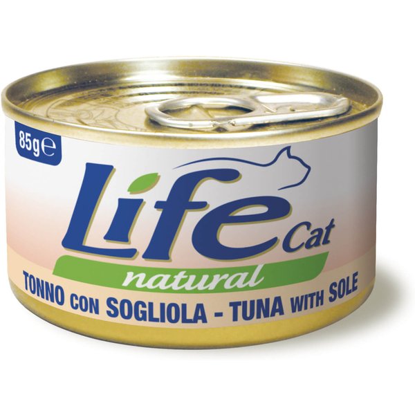 Life Cat Tonno con Sogliola 85g umido gatto 24 x 85g-image