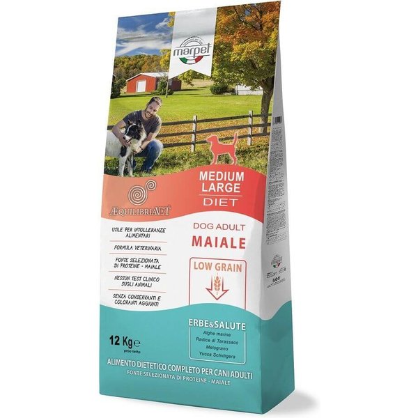 Equilibria Adult Maiale Medium Large 12kg low grain-image