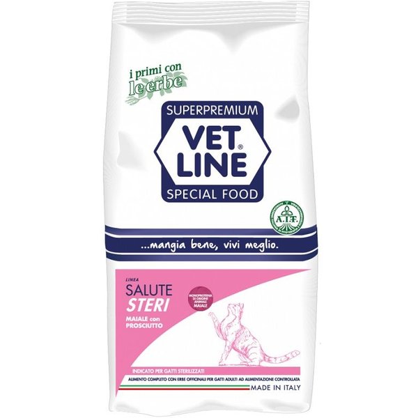 Vet Line Salute Steri Maiale 800G Crocchette Gatto-image