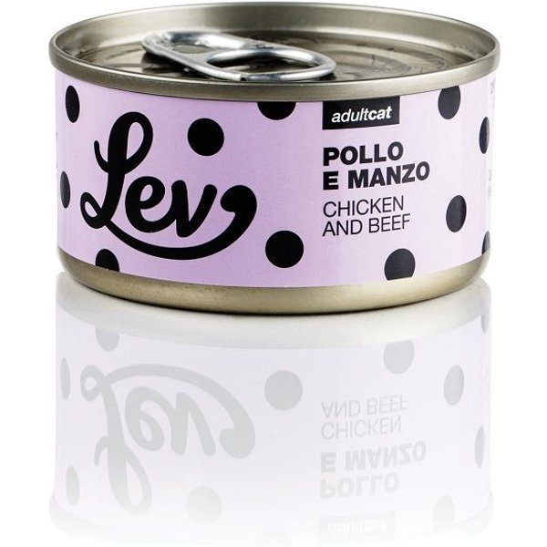 Lev Pollo E Manzo 70G Umido Gatto-image
