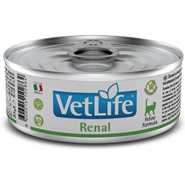 Vet Life Farmina Renal 85g umido dietetico gatto 12 x 85g-image