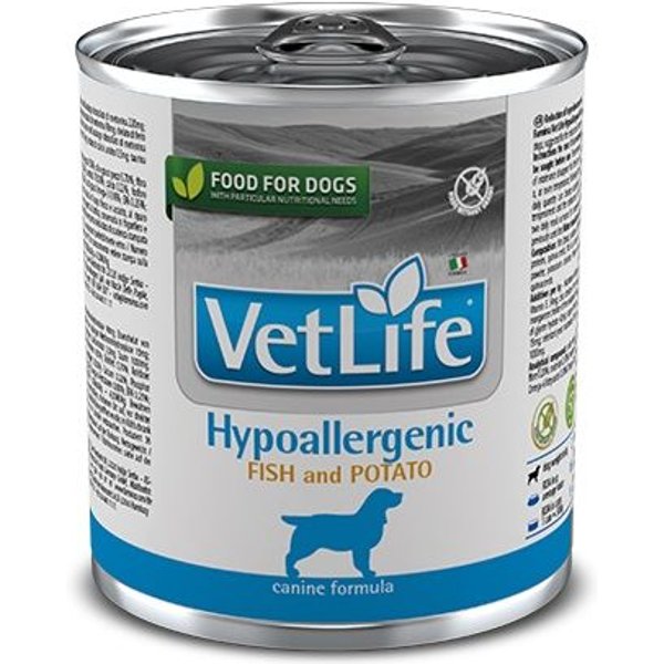 Vet Life Farmina Hypoallergenic Fish and Potato 300g umido dietetico cane-image
