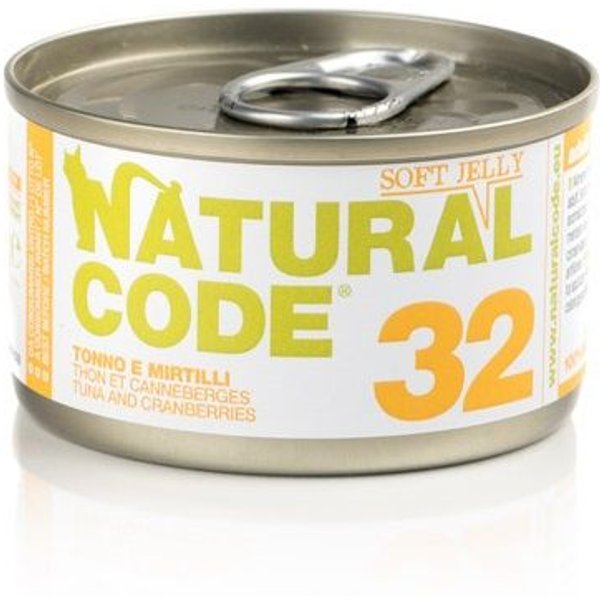 Natural Code 32 Tonno Amaranto e Mirtilli in jelly 85gr umido gatto 85 g-image