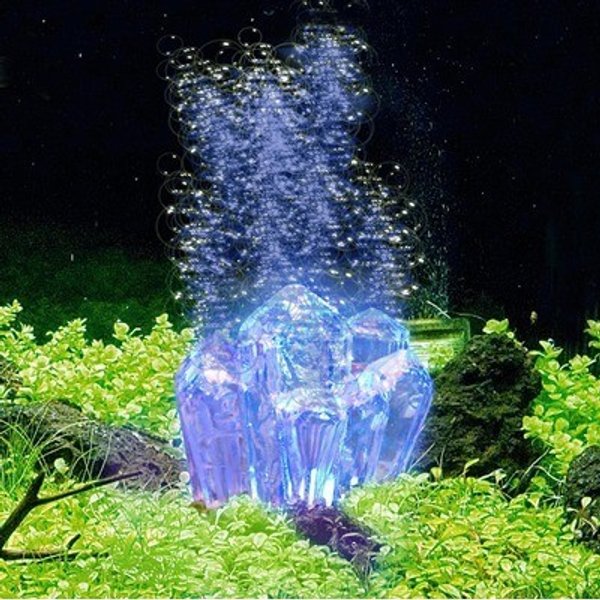 Hydor H2O Show Decorazione Cristallo e Bubble Maker-image