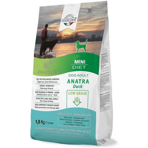 Equilibria Adult Mini Anatra 6Kg Crocchette Cane Low Grain-image