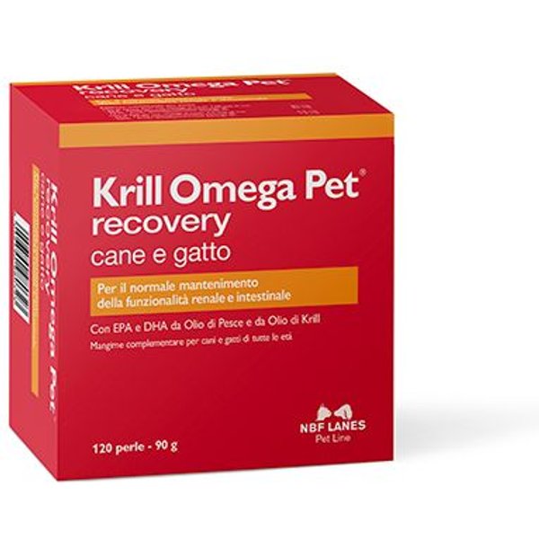 NBF Lanes Krill Omega Pet Recovery 120 perle-image