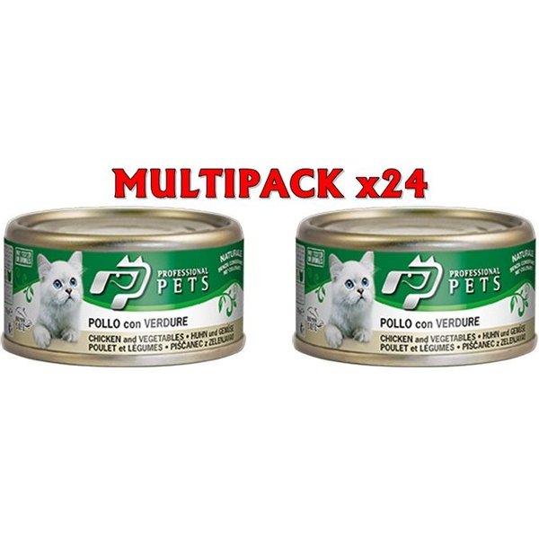 Professional Pets Pollo E Verdure 70G Umido Gatto-image