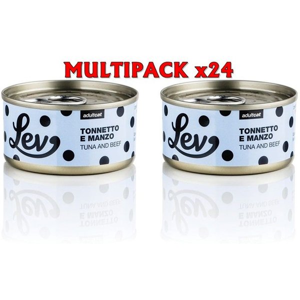 Lev Tonnetto E Manzo 70G Umido Gatto-image