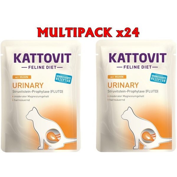 Kattovit Urinary Pollo 85G Umido Dietetico Gatto Feline Diet 24 X 85G-image