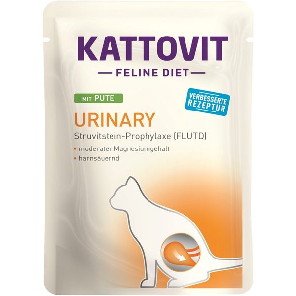Kattovit Urinary Tacchino 85G Umido Dietetico Gatto Feline Diet 85 G-image