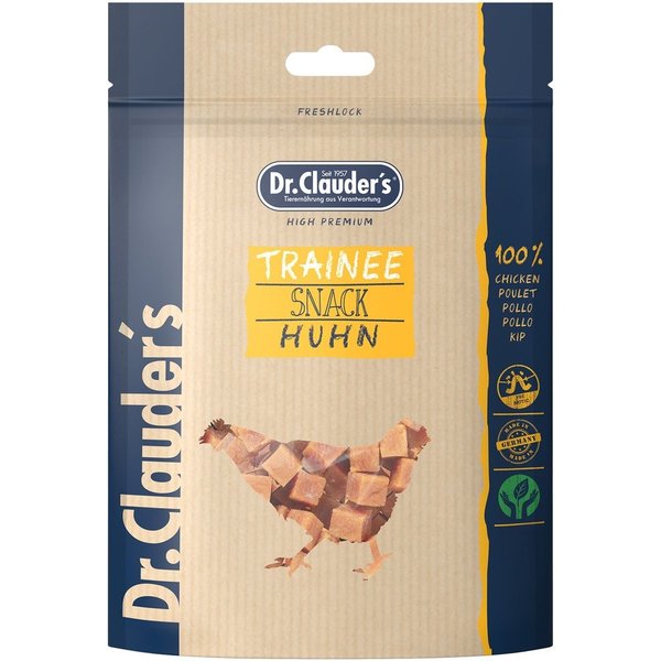 Dr. Clauder's Traineesnack al pollo snack per cani in cubetti 80g-image