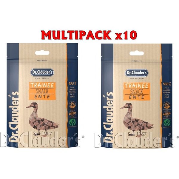 Dr. Clauder's Traineesnack anatra snack per cani in cubetti 10 x 80g-image