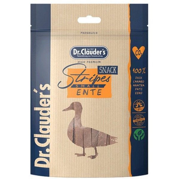 Dr. Clauder's Filet Strips di anatra 80g snack per cani in striscette-image