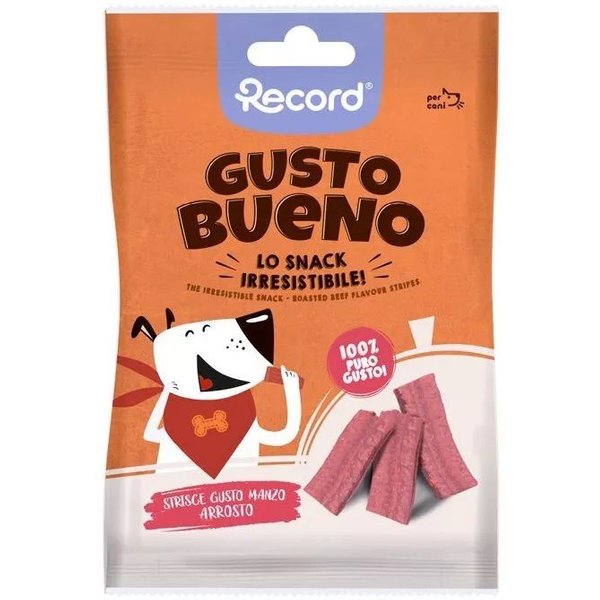 Gusto Bueno Strisce Al Manzo Arrosto 50G Snack Per Cani-image
