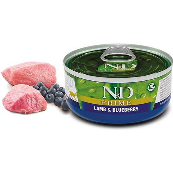 N&D Adult Agnello E Mirtillo 70G Grain Free Umido Gatto-image