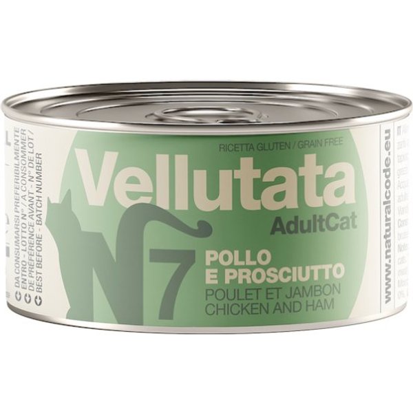 Natural Code V7 Vellutata Pollo E Prosciutto 85Gr Umido Gatto 85 G-image