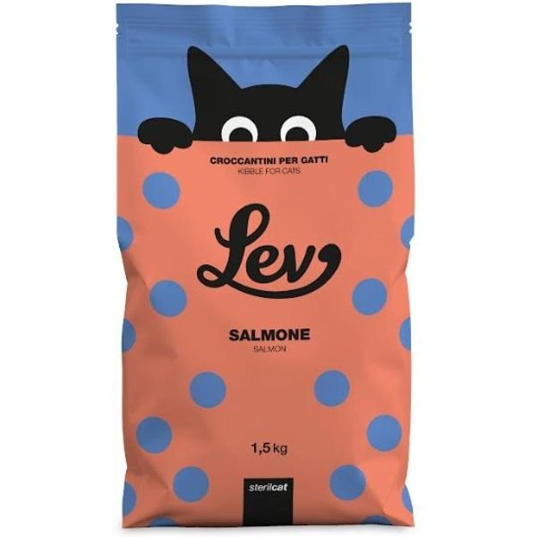 Lev Sterilized Salmone 300G Crocchette Gatto Sterilizzato-image
