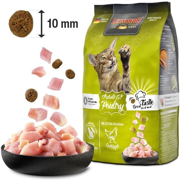 Leonardo Adut Grain Free Pollo Crocchette Gatto Formato 7,5 Kg-image