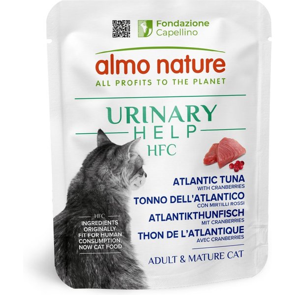 Almo Nature Hfc Urinary Help Tonno Dell'atlantico Con Mirtilli Rossi 50G Umido Gatto-image