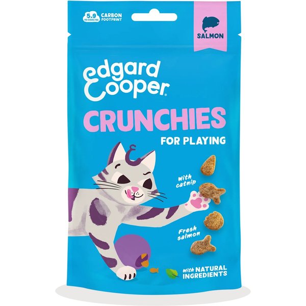 Edgard&Cooper Crunchies Al Salmone 50G Snack Gatto-image