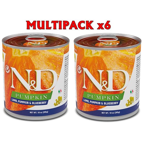 N&D Pumpkin Agnello Zucca E Mirtillo 285G Umido Cane 6 X 285G-image