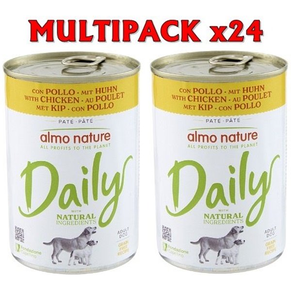 Almo Nature Dailymenu Con Pollo 400G Umido Cane Formato 24 X 400G-image
