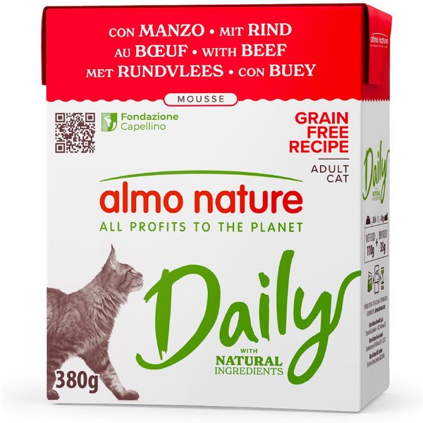 Almo Nature Daily Manzo Mousse 380G Umido Gatto-image