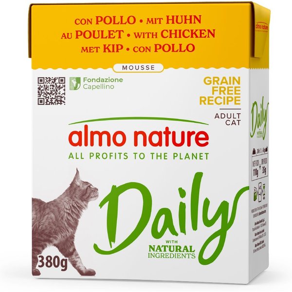 Almo Nature Daily Pollo Mousse 380G Umido Gatto-image
