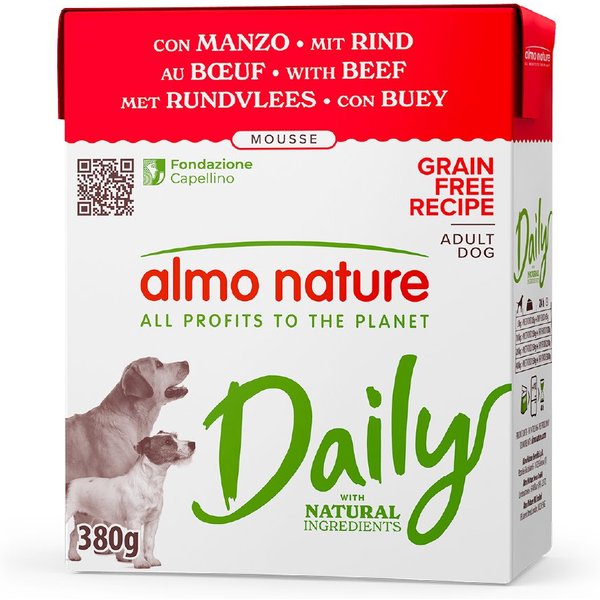 Almo Nature Daily Manzo Mousse 380G Umido Cane-image