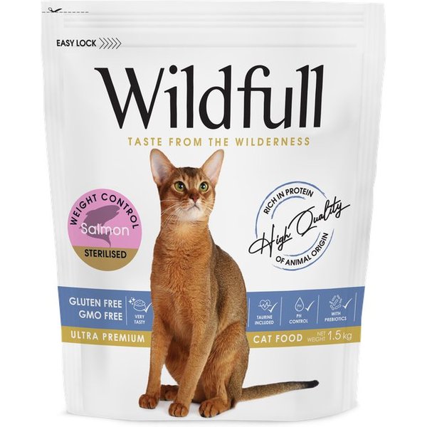 Wildfull Salmon Sterilised Crocchette Gatto Grain Free Formato 1,5 Kg-image