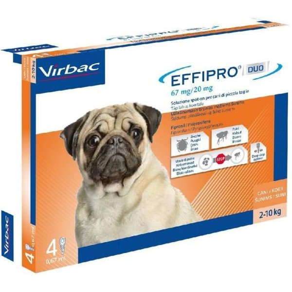 Effipro Duo Cane 2-10 Kg 4 Pipette-image