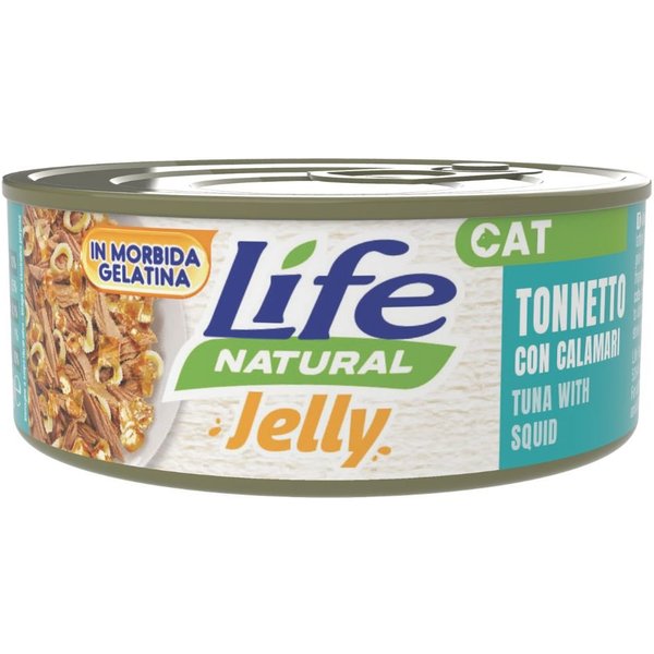 Life Cat Jelly Tonnetto E Calamari 70G Umido Gatto Formato 24 X 70G-image