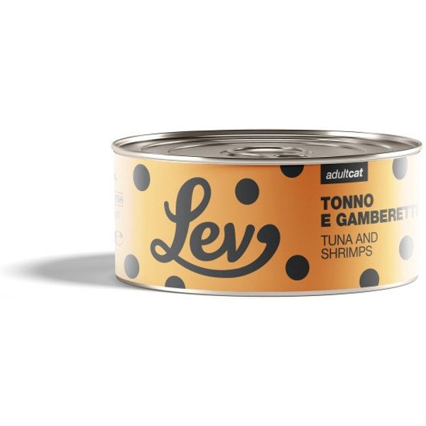Lev Tonno E Gamberetti 140G Umido Gatto-image