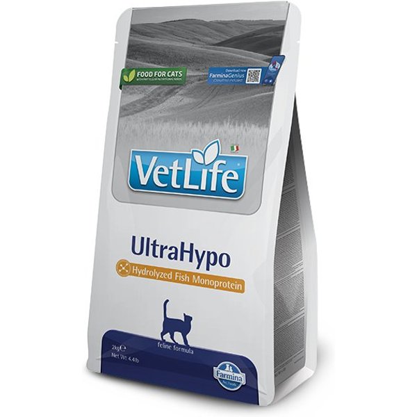 Vet Life Farmina UltraHypo crocchette dietetiche gatto 2 Kg-image