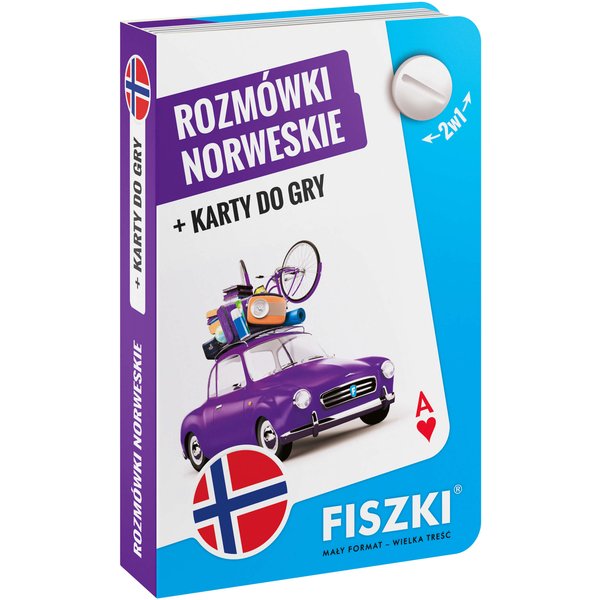 ROZMÓWKI norweskie i karty do gry 2w1