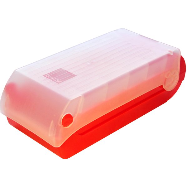 MEMOBOX HIPPO RED - pudełko do nauki z fiszek