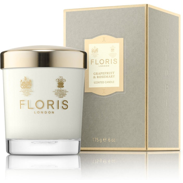 Floris - Grapefruit & Rosemary Scented Candle (175g)
