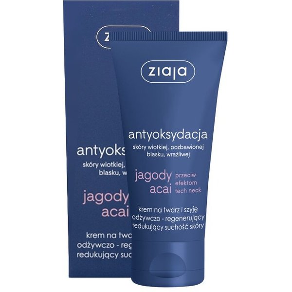 Ziaja - Acai Berry Nourishing & Regenerating Face and Neck Cream (50ml)