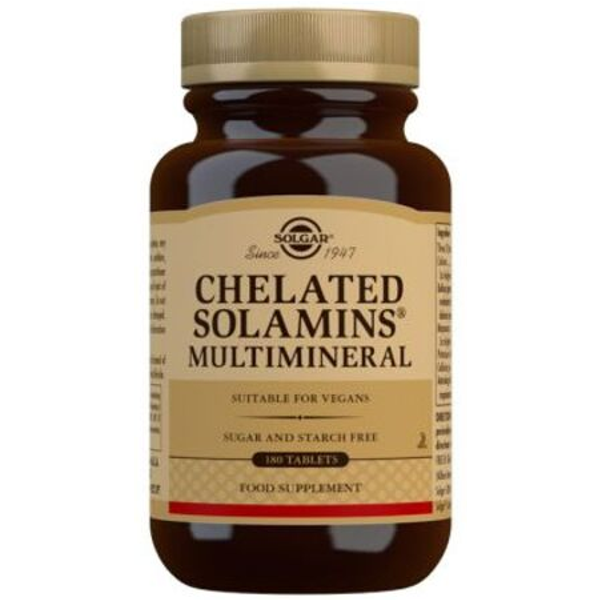 Solgar - Chelated Solamins Multimineral (90 tabs)