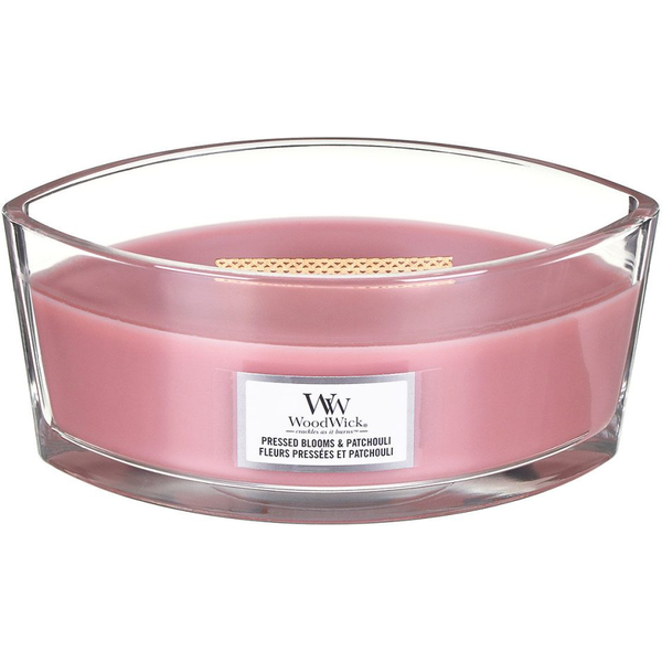 WoodWick - Pressed Blooms & Patchouli Ellipse Jar Candle (453g)