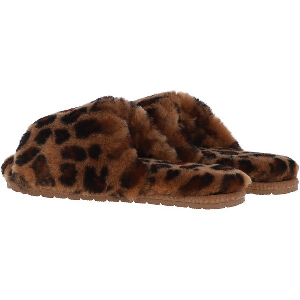 Fenland Suzy Ladies Sliders Leopard (UK Size 4)