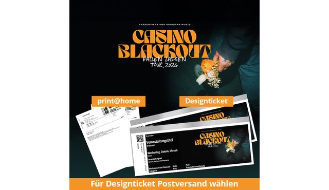 CASINO BLACKOUT — Support: Peter Aus Der Mozartstrasse