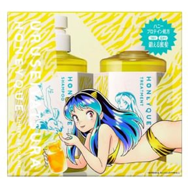 BOTTLE WORKS - Urusei Yatsura Honeyque Deep Repair Hair Shampoo & Treatment Set 1 set