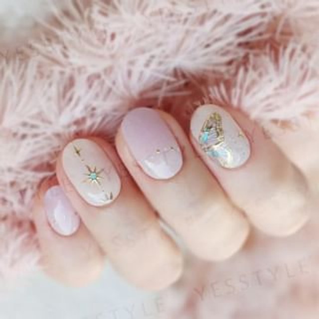 Lunacaca - Dream Nebula Nails Art Stickers 24 pcs