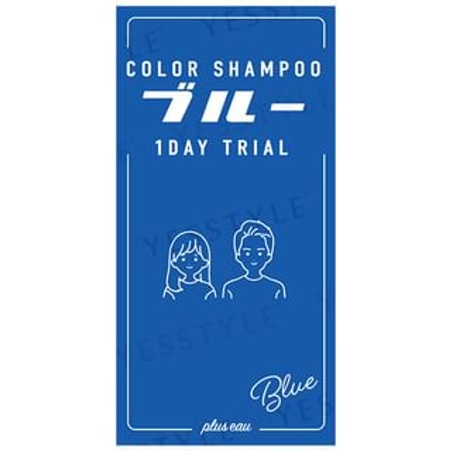 plus eau - Color Shampoo For Bleached Hair Milk Blue 1 Day Trial 12ml