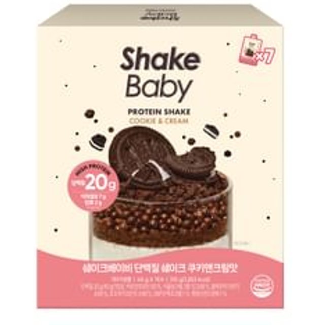 Protein Shake - 6 Types Cookie & Cream